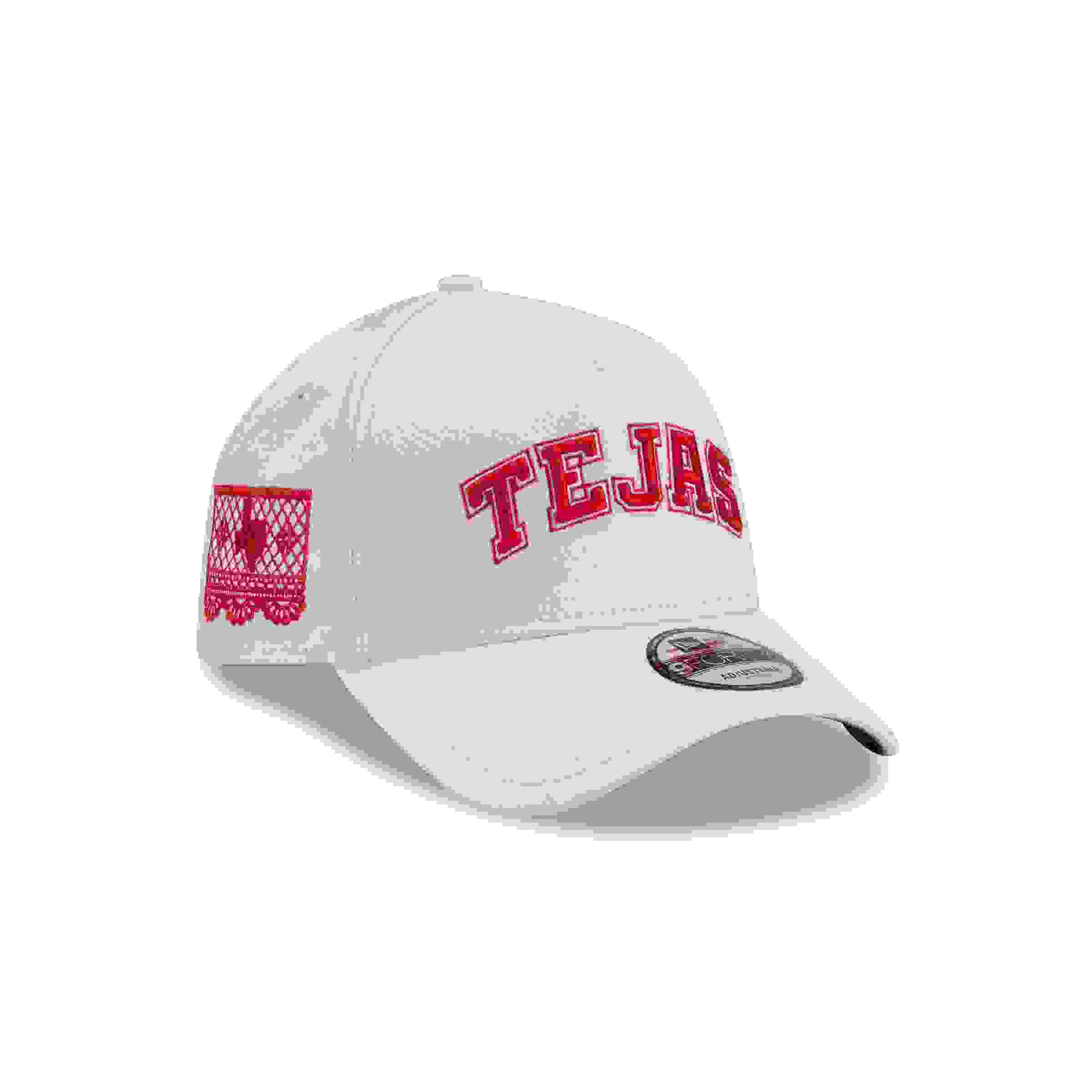 New Era Texas Rangers 9FORTY A-Frame City Connect Red Snapback Hat